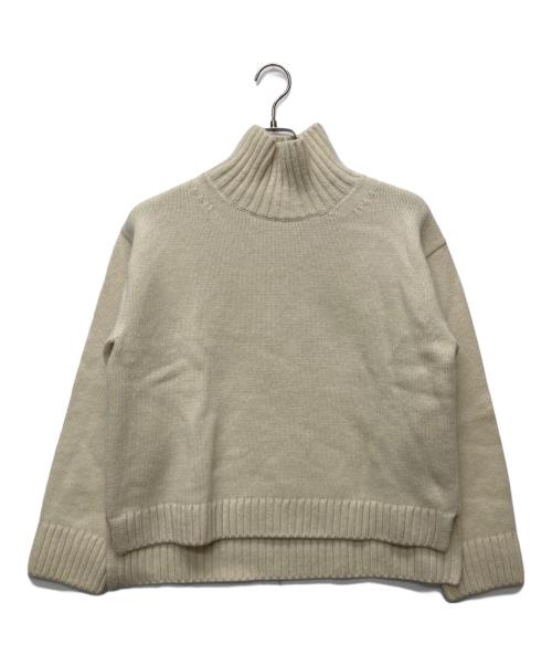 ATON（エイトン）ATON (エイトン) cooma lambs wool/KR AG SW 6992 アイボリー サイズ:02の古着・服飾アイテム