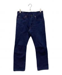 STUDIO D'ARTISAN（ステュディオダルチザン）の古着「柿渋刺子ジーンズ」｜ブルー