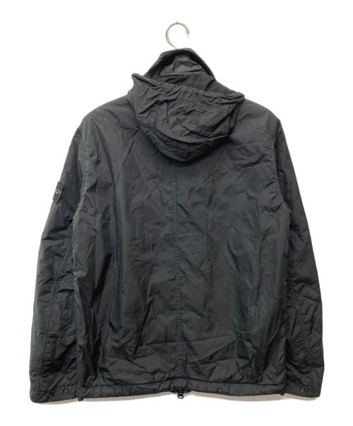 STONE ISLAND（ストーンアイランド）STONE ISLAND (ストーンアイランド) ガーメントダイナイロンプリマロフトスタンドカラーブルゾン ブラック サイズ:Ｍの古着・服飾アイテム