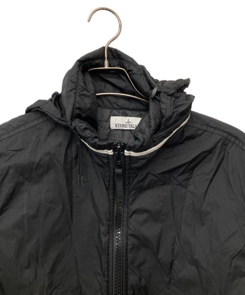 STONE ISLAND（ストーンアイランド）STONE ISLAND (ストーンアイランド) ガーメントダイナイロンプリマロフトスタンドカラーブルゾン ブラック サイズ:Ｍの古着・服飾アイテム