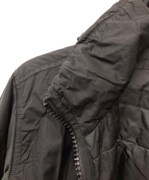 STONE ISLAND（ストーンアイランド）STONE ISLAND (ストーンアイランド) ガーメントダイナイロンプリマロフトスタンドカラーブルゾン ブラック サイズ:Ｍの古着・服飾アイテム
