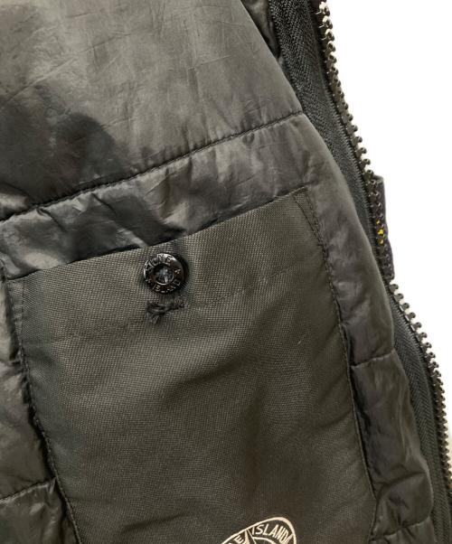 STONE ISLAND（ストーンアイランド）STONE ISLAND (ストーンアイランド) ガーメントダイナイロンプリマロフトスタンドカラーブルゾン ブラック サイズ:Ｍの古着・服飾アイテム