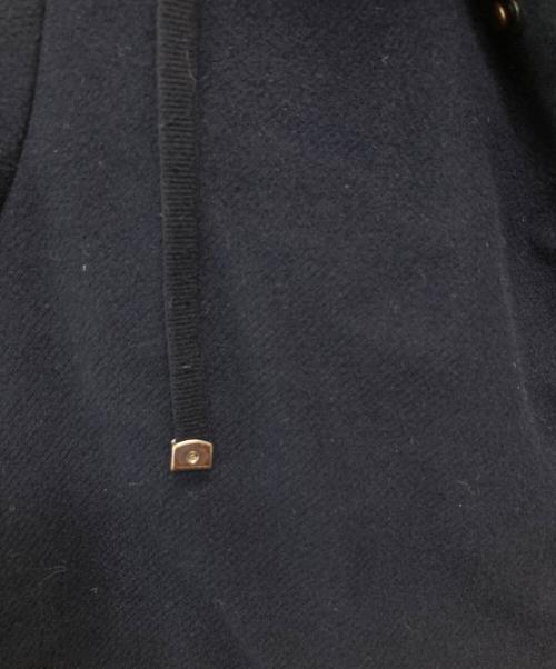 DUNO（デュノ）DUNO (デュノ) HARUKO フードロングダウンジャケット ネイビー サイズ:40の古着・服飾アイテム