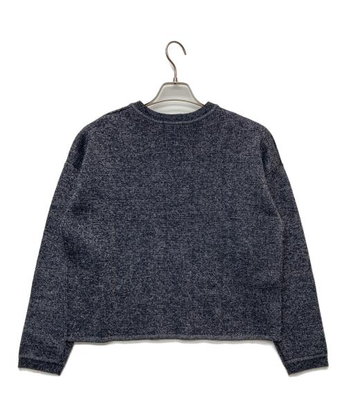 VIVIENNE TAM（ヴィヴィアンタム）VIVIENNE TAM (ヴィヴィアンタム) ドラゴンラメジャガードニット/14275073 ネイビー サイズ:38の古着・服飾アイテム