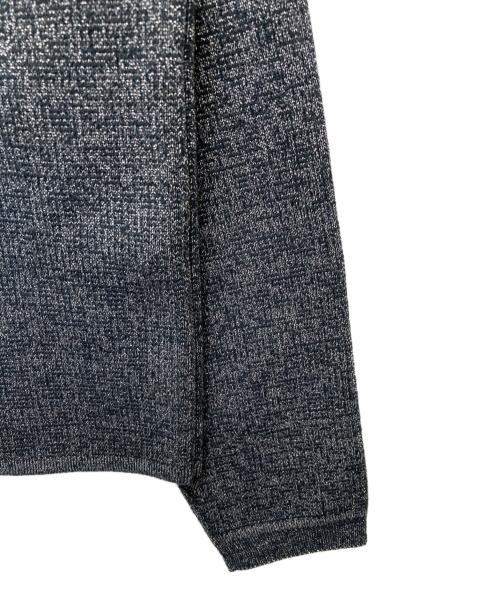 VIVIENNE TAM（ヴィヴィアンタム）VIVIENNE TAM (ヴィヴィアンタム) ドラゴンラメジャガードニット/14275073 ネイビー サイズ:38の古着・服飾アイテム