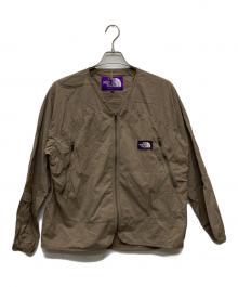 THE NORTHFACE PURPLELABEL（ザ・ノースフェイス パープルレーベル）の古着「ナイロンリップストップ フィールドカーディガン/NP2407N」｜ベージュ