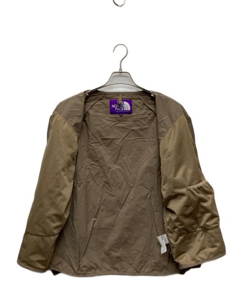 THE NORTHFACE PURPLELABEL（ザ・ノースフェイス パープルレーベル）THE NORTHFACE PURPLELABEL (ザ・ノースフェイス パープルレーベル) ナイロンリップストップ フィールドカーディガン/NP2407N ベージュ サイズ:Ｍの古着・服飾アイテム