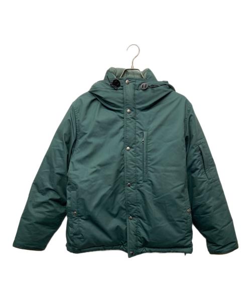 THE NORTHFACE PURPLELABEL（ザ・ノースフェイス パープルレーベル）THE NORTHFACE PURPLELABEL (ザ・ノースフェイス パープルレーベル) Lightweight Twill Mountain Short Down グリーン サイズ:Ｍの古着・服飾アイテム