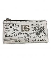 DOLCE & GABBANA（ドルチェ＆ガッバーナ）の古着「グラフィックウォレット」｜ホワイト