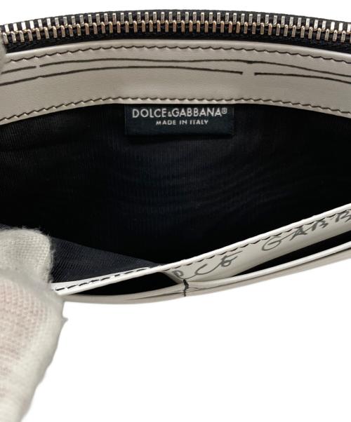 DOLCE & GABBANA（ドルチェ＆ガッバーナ）DOLCE & GABBANA (ドルチェ＆ガッバーナ) グラフィックウォレット ホワイトの古着・服飾アイテム
