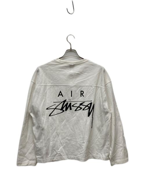 NIKE（ナイキ）NIKE (ナイキ) stussy (ステューシー) Long Sleeve Top/FJ9165-133 ホワイト サイズ:Ｌの古着・服飾アイテム