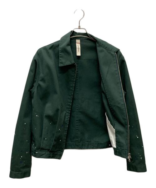 SHINYA KOZUKA（シンヤコズカ）SHINYA KOZUKA (シンヤコズカ) EISENHOWER JK WITH DICKIES/2402SK119 グリーン サイズ:Ｌの古着・服飾アイテム