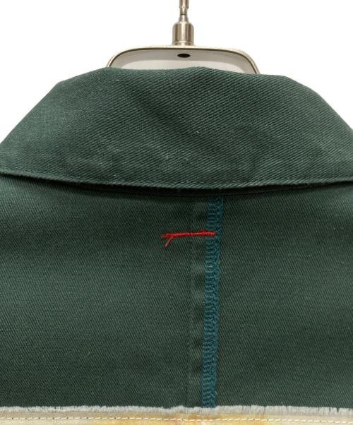 SHINYA KOZUKA（シンヤコズカ）SHINYA KOZUKA (シンヤコズカ) EISENHOWER JK WITH DICKIES/2402SK119 グリーン サイズ:Ｌの古着・服飾アイテム