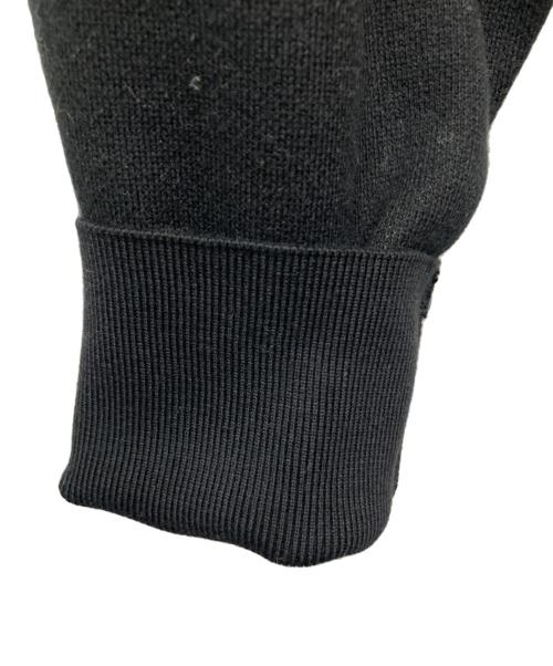 CABAN（キャバン）CABAN (キャバン) コットンカシミアジャガードプルオーバー ブラック サイズ:Mの古着・服飾アイテム