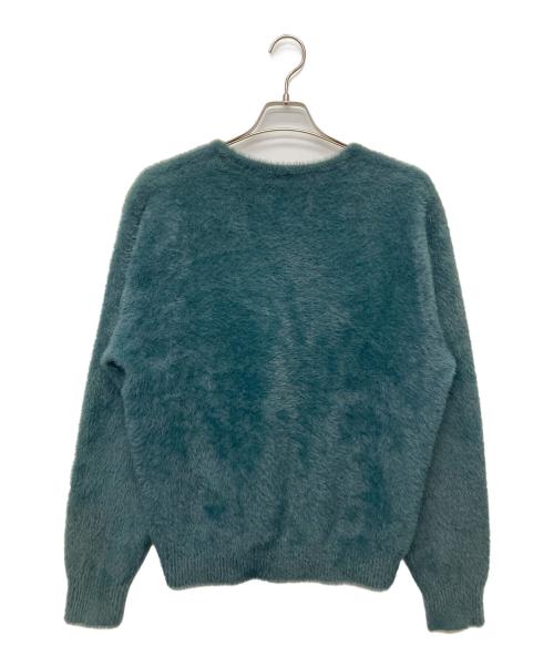 stussy（ステューシー）stussy (ステューシー) SHAGGY CARDIGAN グリーン サイズ:Ｓの古着・服飾アイテム