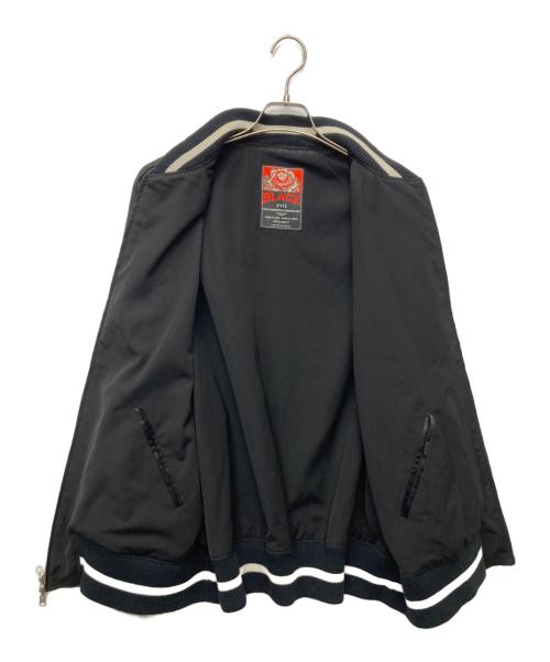 s'yte（サイト）s'yte (サイト) 23SS POLYESTER GABARDINE / ACETATE SATIN RAGLAN SLEEVE スカジャン ブラック サイズ:3の古着・服飾アイテム