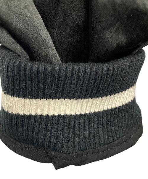 s'yte（サイト）s'yte (サイト) 23SS POLYESTER GABARDINE / ACETATE SATIN RAGLAN SLEEVE スカジャン ブラック サイズ:3の古着・服飾アイテム