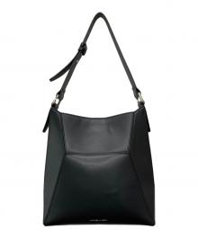 CHARLES & KEITH（チャールズアンドキース）の古着「Nasrin ナスリン ジオメトリックトートバッグ/40671586」｜ブラック