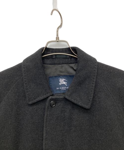 BURBERRY LONDON（バーバリーロンドン）BURBERRY LONDON (バーバリーロンドン) カシミヤステンカラーコート グレー サイズ:-の古着・服飾アイテム