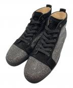 Christian Louboutinクリスチャン・ルブタン）の古着「ハイカットスニーカー」｜ブラック