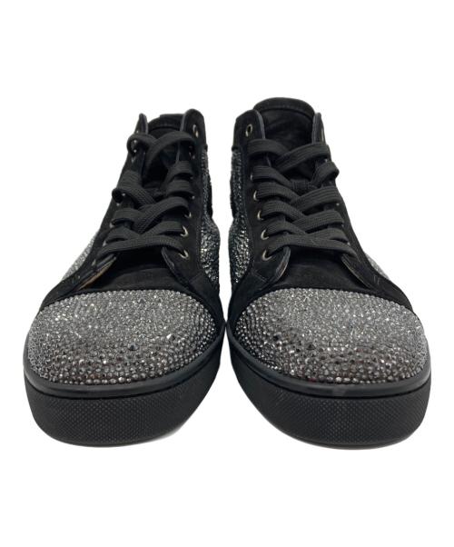 Christian Louboutin（クリスチャン・ルブタン）Christian Louboutin (クリスチャン・ルブタン) ハイカットスニーカー ブラック サイズ:44の古着・服飾アイテム