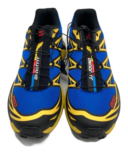 SALOMON（サロモン）SALOMON (サロモン) JJJJound (ジョウンド) スニーカー ブルー×イエロー サイズ:UK9.5の古着・服飾アイテム