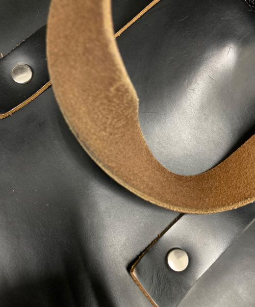 HENDER SCHEME（エンダースキーマ）HENDER SCHEME (エンダースキーマ) ASSEMBLE HAND BAG TALL M ブラックの古着・服飾アイテム