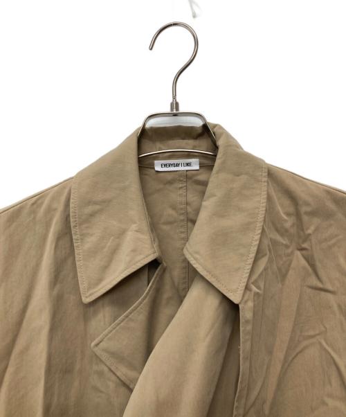 DEUXIEME CLASSE（ドゥーズィエム クラス）Deuxieme Classe (ドゥーズィエム クラス) Essential トレンチコート ベージュ サイズ:36の古着・服飾アイテム