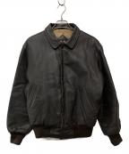 VAN JACヴァン・ヂャケット）の古着「アーチロゴオールレザースタジャン/JK-10804」｜ブラウン
