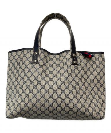 中古・古着通販】GUCCI (グッチ) GGスプリーム シェリーライン トート