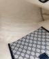 中古・古着 GUCCI (グッチ) GGスプリーム シェリーライン トートバッグ ベージュ×ネイビー：50000円