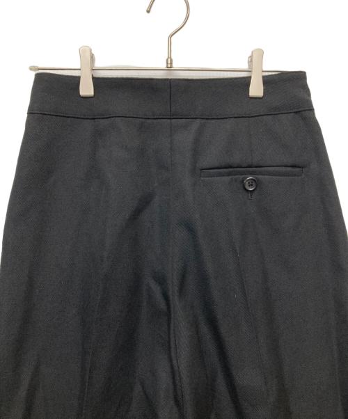 MARGARET HOWELL（マーガレットハウエル）MARGARET HOWELL (マーガレットハウエル) WOOL GABARDINE TROUSERS ブラック サイズ:2の古着・服飾アイテム