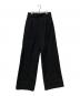 MARGARET HOWELL（マーガレットハウエル）の古着「WOOL GABARDINE TROUSERS」｜ブラック