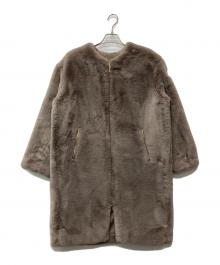 TATRAS（タトラス）の古着「タミルボアコート」｜ブラウン