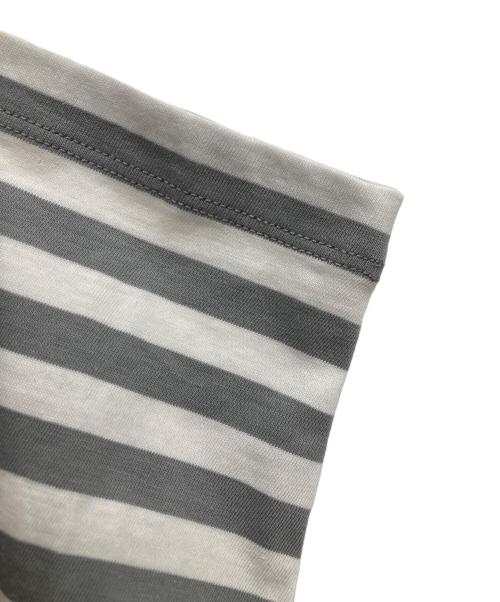 marimekko（マリメッコ）marimekko (マリメッコ) RUSKO TASARAITA LIGHT ワンピース グレー サイズ:Ｓの古着・服飾アイテム