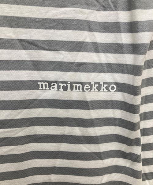 marimekko（マリメッコ）marimekko (マリメッコ) RUSKO TASARAITA LIGHT ワンピース グレー サイズ:Ｓの古着・服飾アイテム