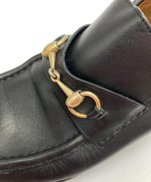 GUCCI（グッチ）GUCCI (グッチ) ホースビットチャッカーブーツ/0067 114 ブラック サイズ:411/2の古着・服飾アイテム