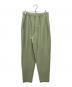 HOMME PLISSE ISSEY MIYAKE（オム プリッセ イッセイ ミヤケ）の古着「MC APRIL PLEATED TROUSERS/HP41JF119」｜グリーン