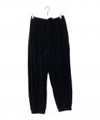 COMOLIコモリ）の古着「パイル パンツ」｜ブラック