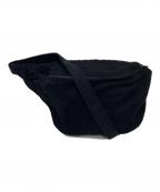 COMOLIコモリ）の古着「シルクネップ ウエストバッグ」｜ブラック