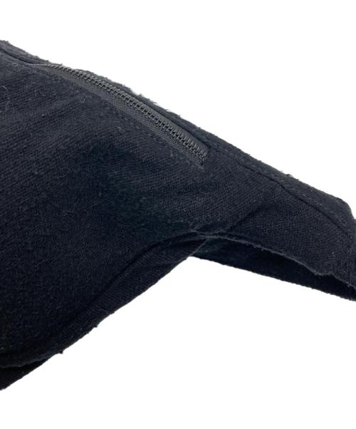 COMOLI（コモリ）COMOLI (コモリ) シルクネップ ウエストバッグ ブラックの古着・服飾アイテム