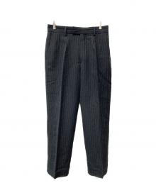 A.PRESSE（アプレッセ）の古着「Wide Tapered Trousers」｜グレー
