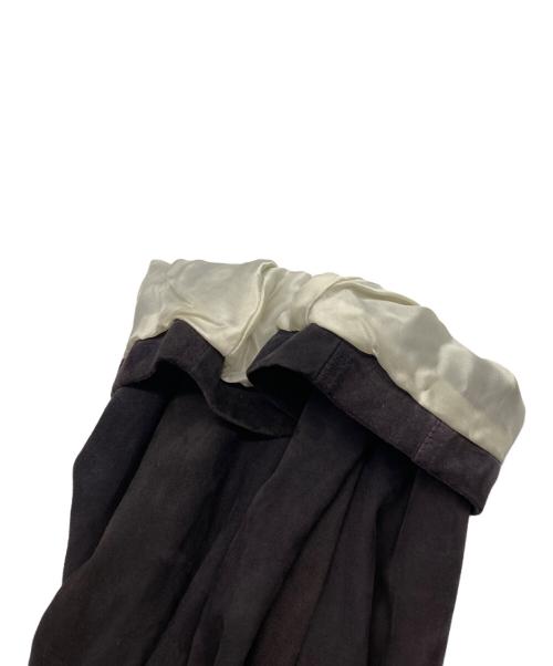 Cinquanta（チンクワンタ）Cinquanta (チンクワンタ) ジップスウェードジャケット パープル サイズ:46の古着・服飾アイテム