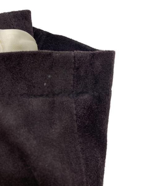 Cinquanta（チンクワンタ）Cinquanta (チンクワンタ) ジップスウェードジャケット パープル サイズ:46の古着・服飾アイテム