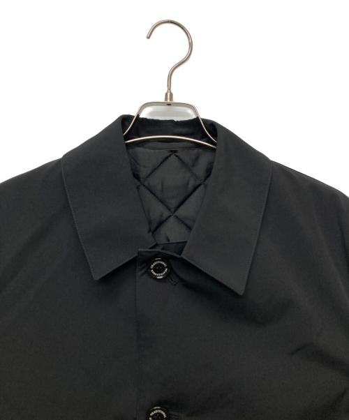 Traditional Weatherwear（トラディショナルウェザーウェア）Traditional Weatherwear BEAMS F (ビームスエフ) DERBY BUTTON THROUGH ライナー付き ステンカラーコート/G252KGFCO0444RO ブラック サイズ:36の古着・服飾アイテム