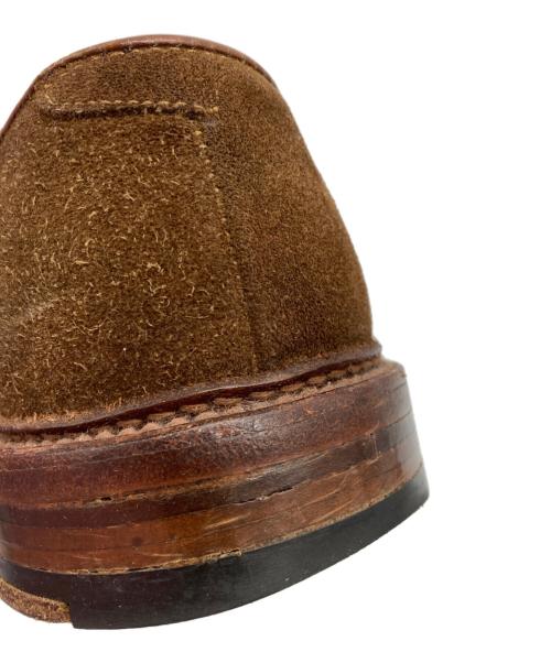 Alden（オールデン）ALDEN (オールデン) スウェードプレーントゥシューズ ブラウン サイズ:7B/Dの古着・服飾アイテム