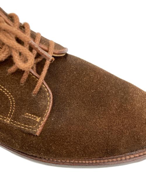 Alden（オールデン）ALDEN (オールデン) スウェードプレーントゥシューズ ブラウン サイズ:7B/Dの古着・服飾アイテム