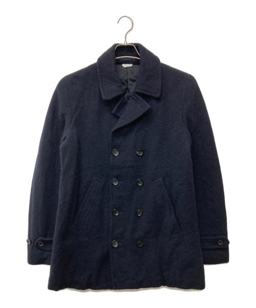 COMME des GARCONS HOMME DEUX（コムデギャルソン オム ドゥ）COMME des GARCONS HOMME DEUX (コムデギャルソン オム ドゥ) ウールピーコート/DJ-C004 ネイビー サイズ:Sの古着・服飾アイテム