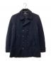 COMME des GARCONS HOMME DEUX（コムデギャルソン オム ドゥ）の古着「ウールピーコート/DJ-C004」｜ネイビー