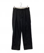SimplyComplicatedシンプリーコンプリケイティド）の古着「MARBELT TROUSERS/25FW3012」｜ブラック